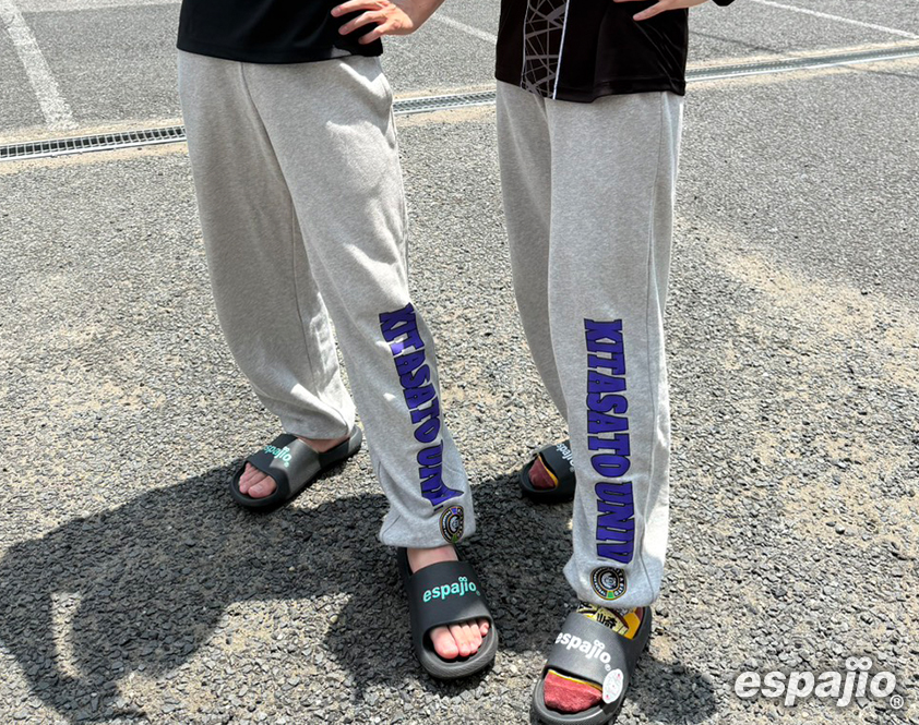 北里大学薬学部フットサル部様オリジナルスウェットパンツプリント部アップ