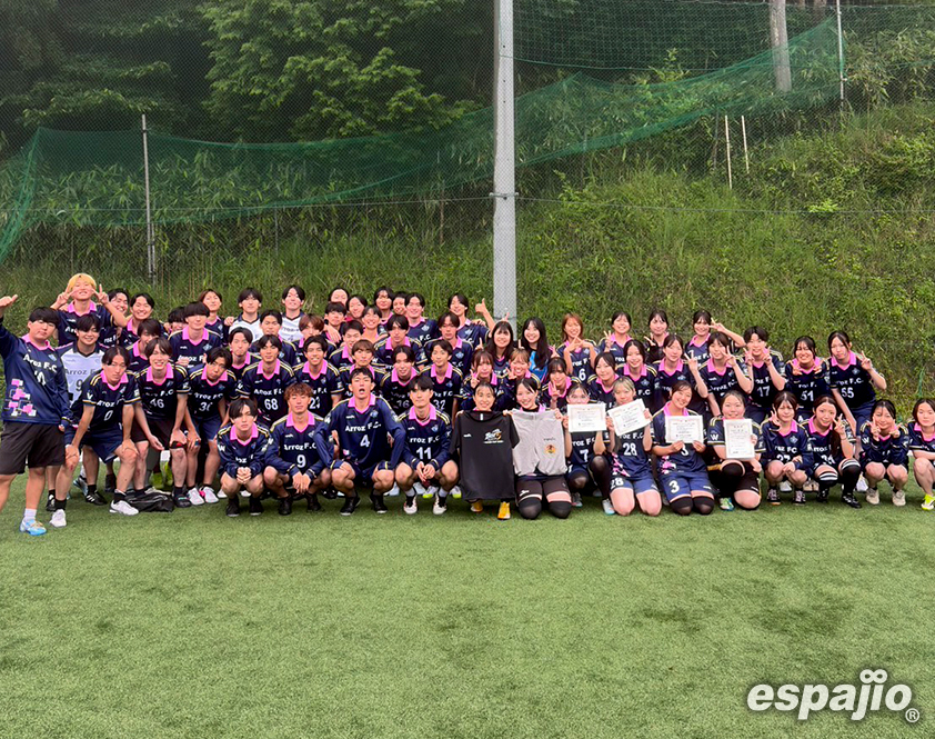 早稲田大学Arroz F.C.様フットサルユニフォーム着用集合お写真