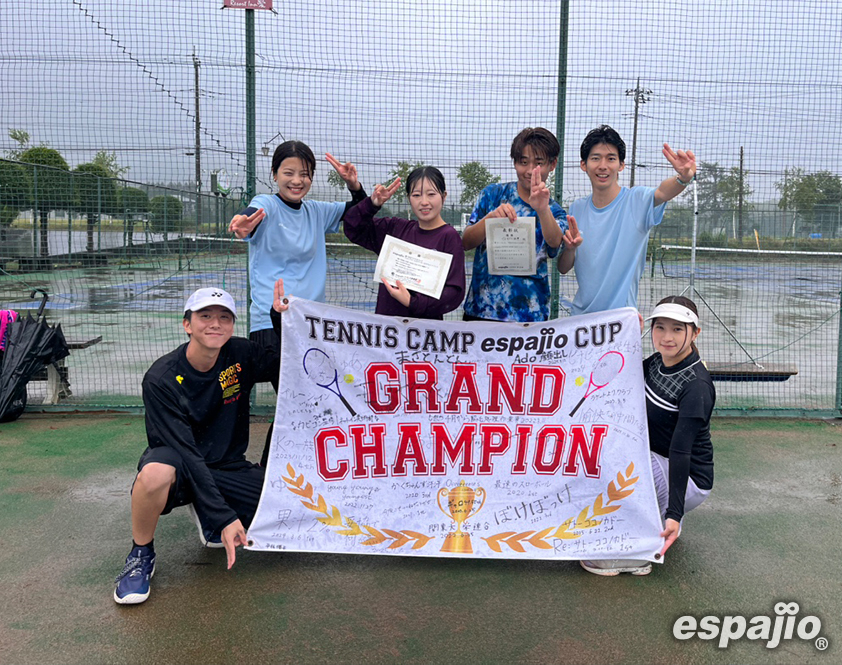 TENNIS CAMP espajio OPEN 2026 3rd STAGE【優勝】ブロすぎて滅