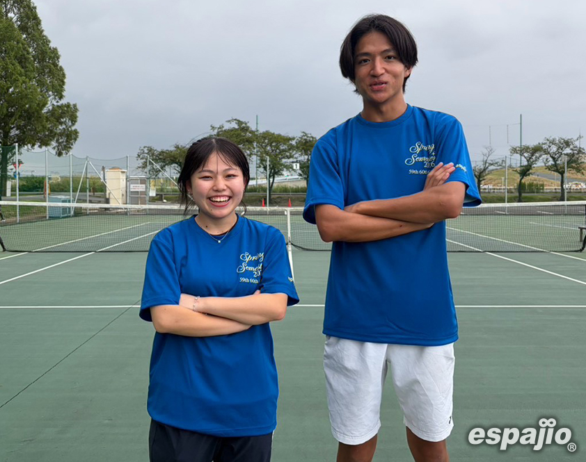 上智大学テニスサークルS.L.T.A.様オリジナルTシャツサックス着用お写真前面