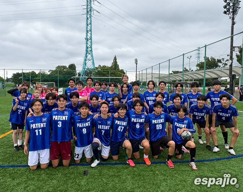 早稲田大学F.C.PATENT様フットサルユニフォーム着用集合お写真