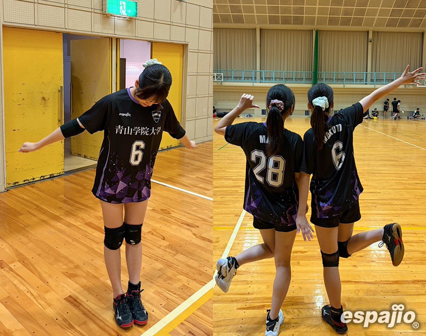 青山学院大学バレーボール愛好会AVC様オリジナルユニフォーム着用お写真
