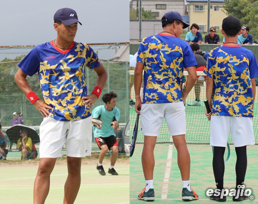 東洋ハイネス様テニスユニフォーム着用お写真前後