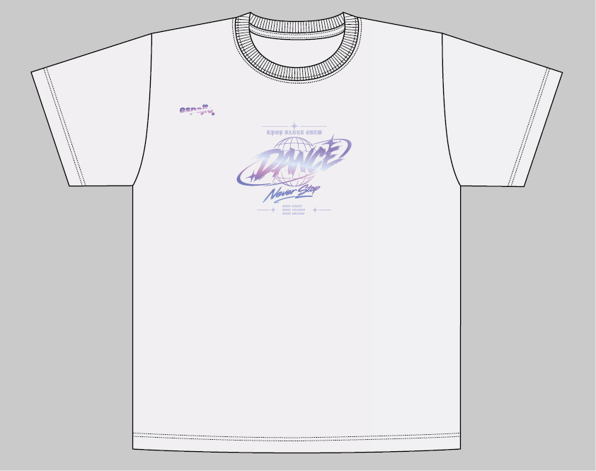 ハイグレードコットンクロップドTシャツサンプルデザインホワイト