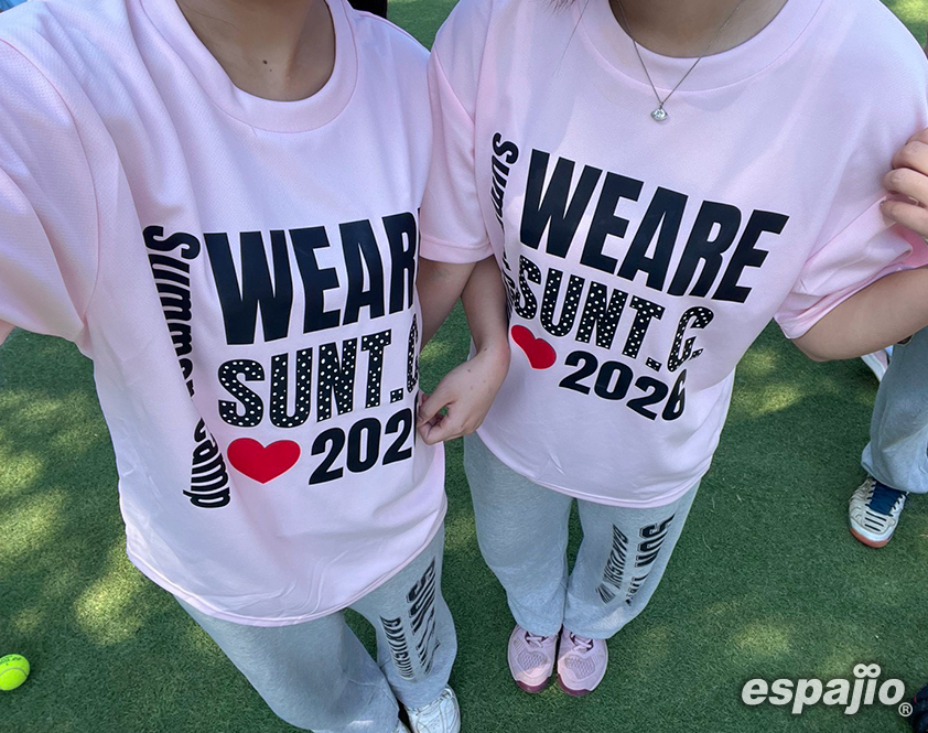 学習院大学SUN T.C. 様オリジナルドライTシャツデザインアップ