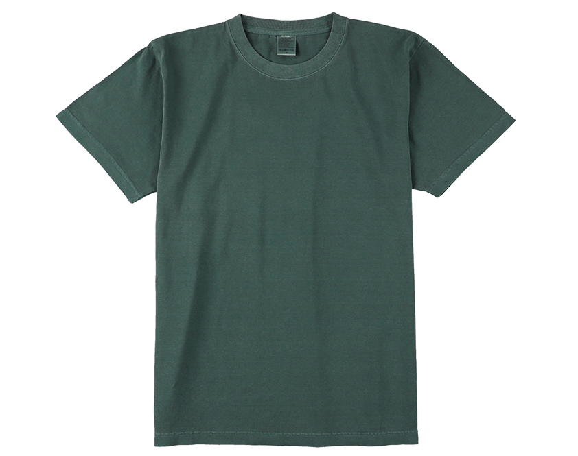 5.6オンス ハイグレードコットンガーメントダイTシャツJ6900_ヴィンテージグリーン
