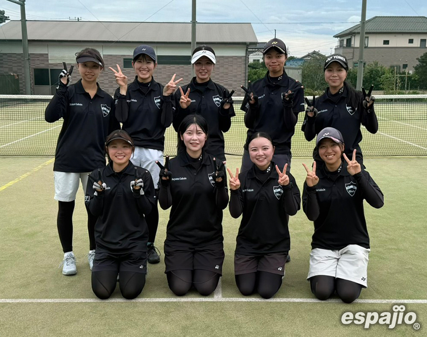 青山学院大学体育会ソフトテニス部様集合お写真