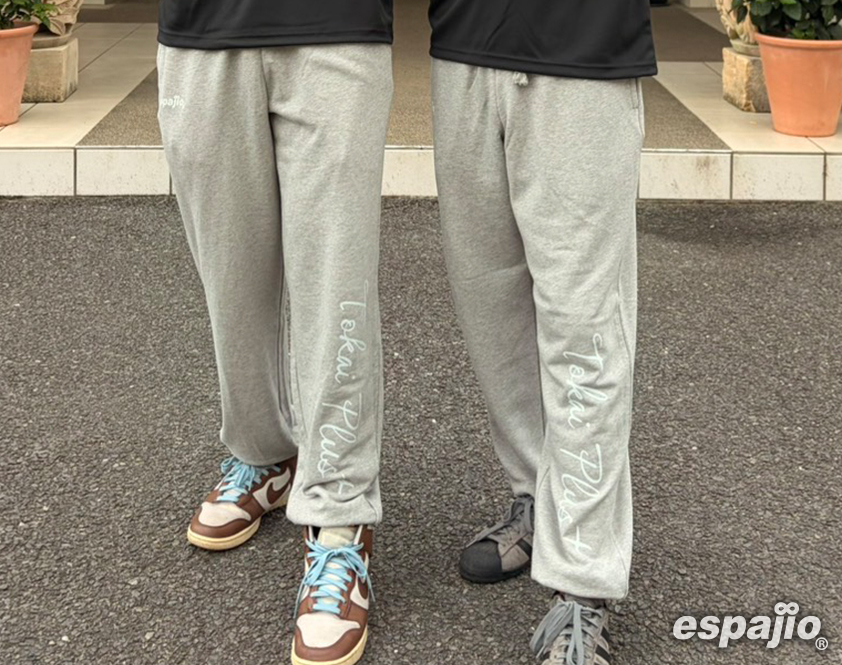 東海大学plus+様オリジナルスウェットパンツ着用お写真