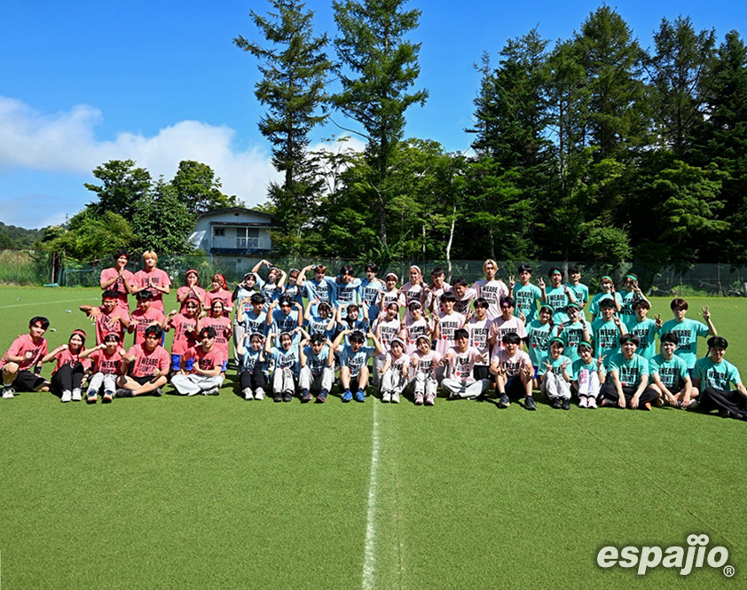 学習院大学SUN T.C. 様オリジナルドライTシャツ着用集合お写真