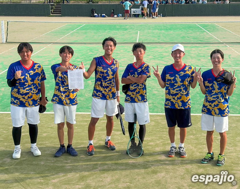 東洋ハイネス様テニスユニフォーム着用集合お写真