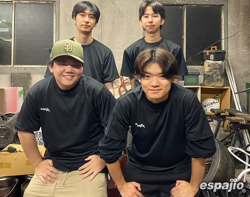 横浜国立大学自動車部様オリジナルTシャツ着用集合お写真全面