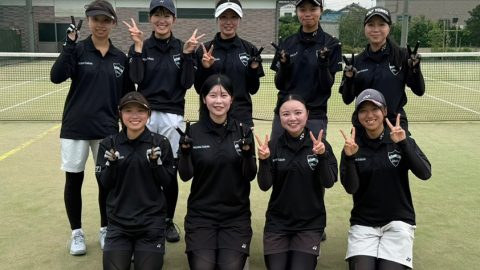 青山学院大学体育会ソフトテニス部様集合お写真