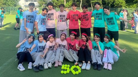 学習院大学SUN T.C. 様オリジナルドライTシャツ着用集合お写真1