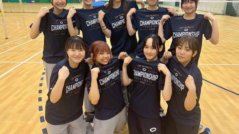 中大カップ（春）大会オリジナルＴシャツ着用集合お写真女子チーム